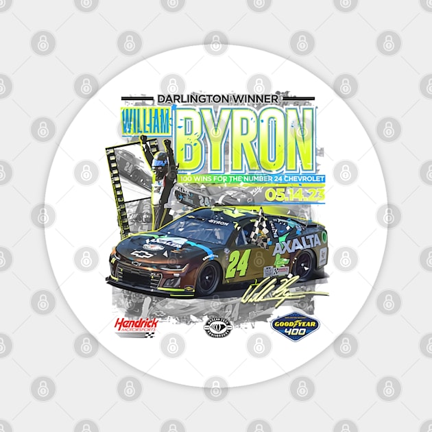 William Byron Goodyear 400 Race Winner Magnet by art.Hamdan